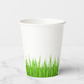 Lawn Mowing Business Papieren Bekers (Achterkant)