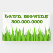 Lawn Mowing Business Spandoek (Horizontaal)
