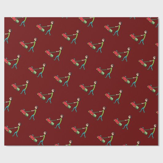 Lawn Mowing Cadeaupapier (Vlak)