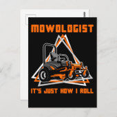 Lawn Mowing Caretaker Humor Briefkaart (Voorkant / Achterkant)