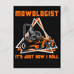 Lawn Mowing Caretaker Humor Briefkaart