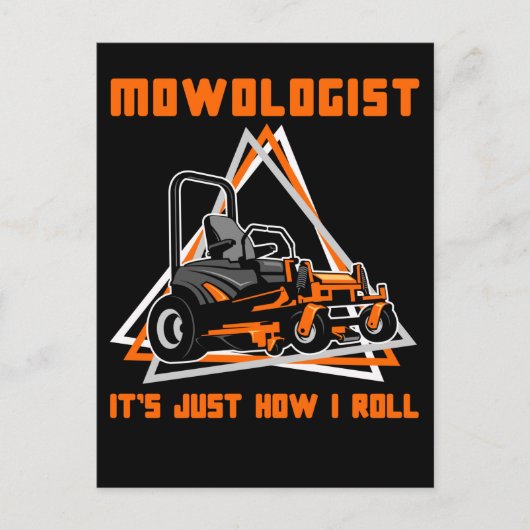 Lawn Mowing Caretaker Humor Briefkaart (Voorkant)