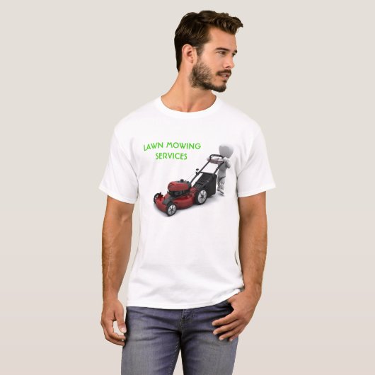 Lawn Mowing Company T-Shirt (Voorkant volledig)
