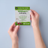 Lawn Mowing Cutting Services, Lawn Care Flyer (Hand)
