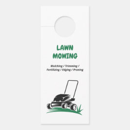 Lawn Mowing Deurhanger