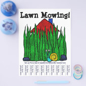 Lawn Mowing! Flyer (Enkel)