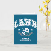 Lawn Mowing Funny Yard Work For Dad Grandpa _1 Kaart (Gele Bloem)