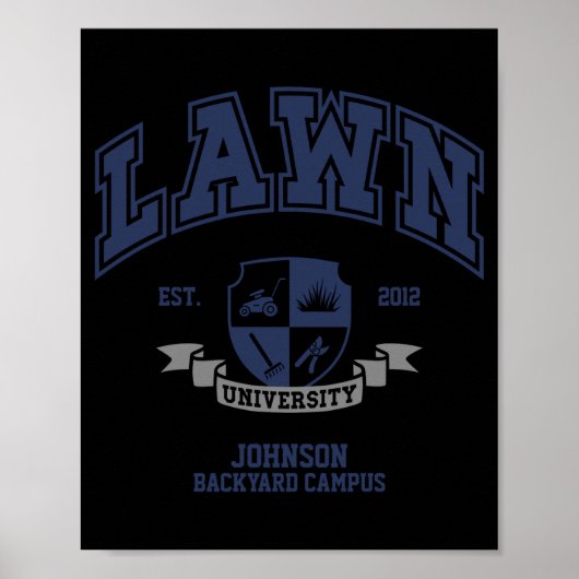 Lawn Mowing Funny Yard Work For Dad Grandpa  Poster (Voorkant)