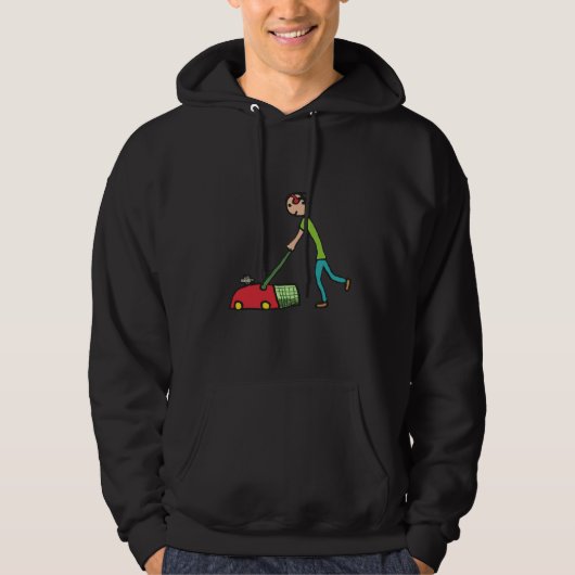 Lawn Mowing Hoodie (Voorkant)