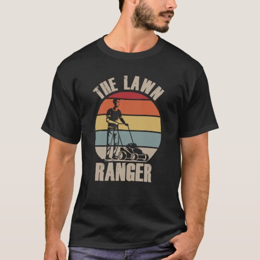 Lawn Mowing Humor Landscaper Funny Janitor T-shirt (Voorkant)