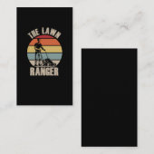 Lawn Mowing Humor Landscaper Funny Janitor Visitekaartje (Voorkant / Achterkant)