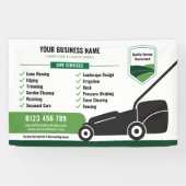 Lawn Mowing & Landscaping Business Marketing Spandoek (Horizontaal)