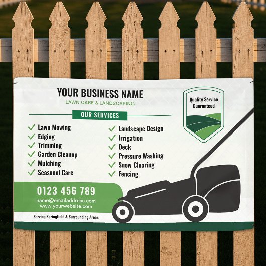 Lawn Mowing & Landscaping Business Marketing Spandoek