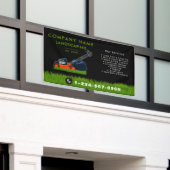 Lawn Mowing Landscaping Garden Lawn Care Black Spandoek (Buitenkant Gebouw)