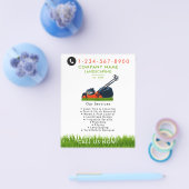 Lawn Mowing Landscaping Garden Lawn Care Modern Flyer (Enkel)