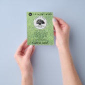 Lawn Mowing Landscaping Garden Lawn Care Tree Flyer (Hand)