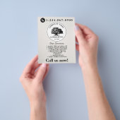 Lawn Mowing Landscaping Garden Lawn Care Tree Flyer (Hand)