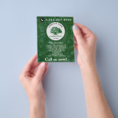 Lawn Mowing Landscaping Garden Lawn Care Tree Flyer (Hand)