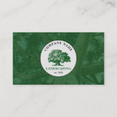 Lawn Mowing Landscaping Garden Lawn Care Tree Visitekaartje (Voorkant)