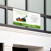 Lawn Mowing Landscaping Garden Lawn Care White Spandoek (Buitenkant Gebouw)