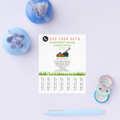 Lawn Mowing Landscaping Garden Tear Off Strips Flyer (Enkel)