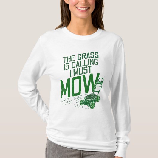 Lawn Mowing Lawn Care T-shirt (Voorkant)