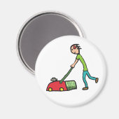 Lawn Mowing Magneet (Voorkant / Achterkant)