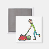 Lawn Mowing Magneet (Voorkant / Achterkant)