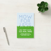 Lawn Mowing Services en Visitekaartjes brochures Post-it® Notes (Kantoor)
