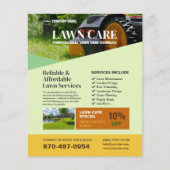 Lawn Mowing Services Flyer (Voorkant)