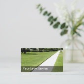 Lawn Mowing Services Visitekaartje (Staand voorkant)