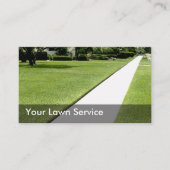 Lawn Mowing Services Visitekaartje (Voorkant)