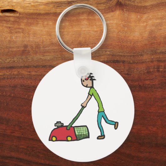 Lawn Mowing Sleutelhanger (Voorkant)