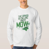 Lawn Mowing T-shirt (Voorkant)
