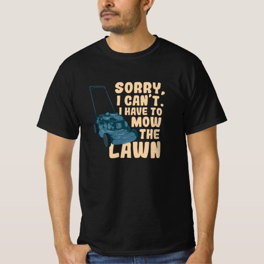 Lawn Mowing T-shirt (Voorkant)