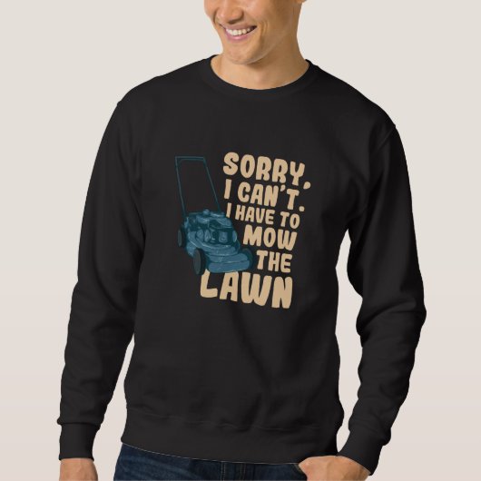 Lawn Mowing Trui (Voorkant)