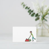 Lawn Mowing Visitekaartje (Staand voorkant)