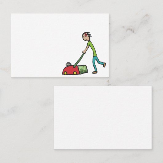 Lawn Mowing Visitekaartje (Voorkant / Achterkant)