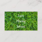 Lawn Mowing Visitekaartje (Voorkant)