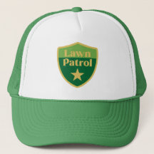 Lawn Patrol Badge Lawn Mowing