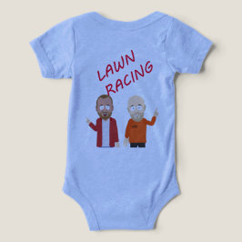 “Lawn Racing Baby Bodysuit – Classic Logo Edition”