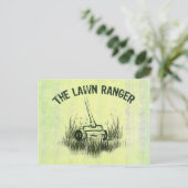 Lawn Ranger Briefkaart (Staand voorkant)