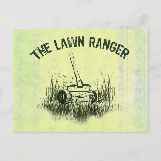 Lawn Ranger Briefkaart (Voorkant)