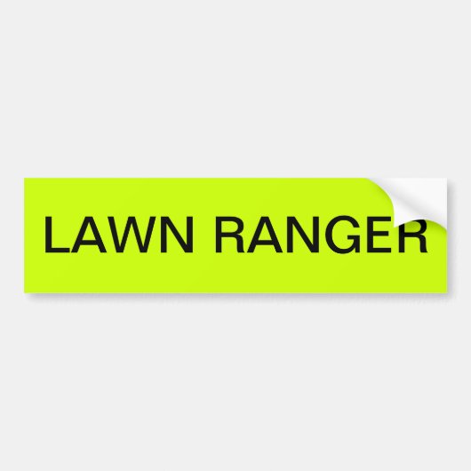 LAWN RANGER BUMPERSTICKER (Voorkant)