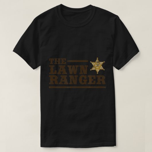 Lawn Ranger Lawn Mower Mowing Vaderdag Gardeni T-shirt (Design voorkant)