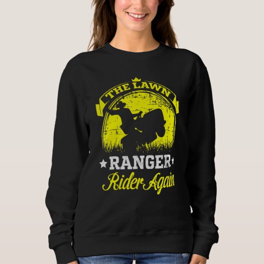 Lawn Ranger Rides Again Lawn Caretaker Trui (Voorkant)