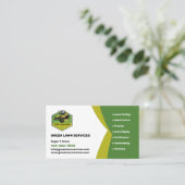 Lawn Service Company Visitekaartje (Staand voorkant)