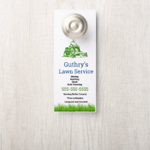 Lawn Service Deuren Deurhanger