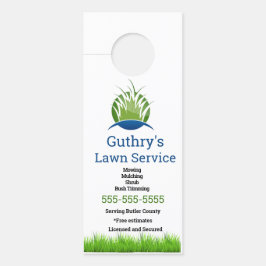 Lawn Service Deuren Deurhanger