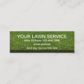 Lawn Service Eenvoudige budget Visitekaartjes (Voorkant)